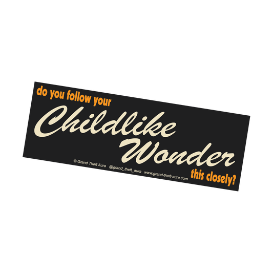"Childlike Wonder" Sticker