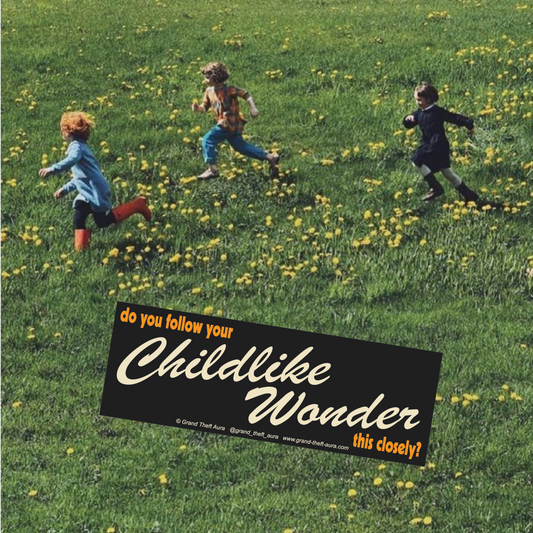 "Childlike Wonder" Sticker